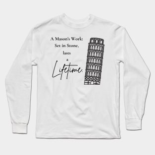 "Mason's Legacy: Eternity in Stone" Long Sleeve T-Shirt